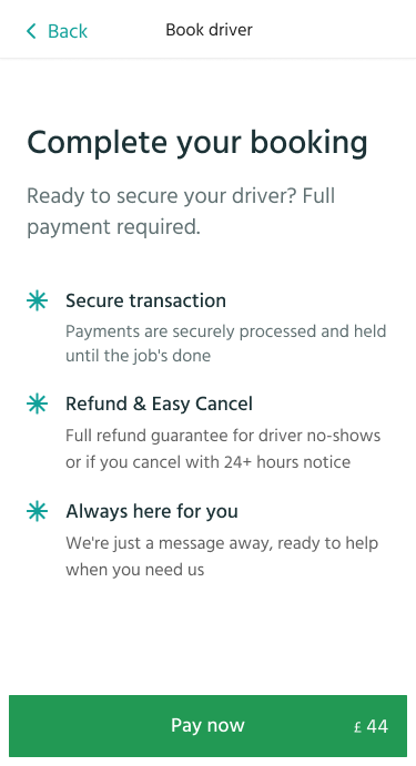 Client card details