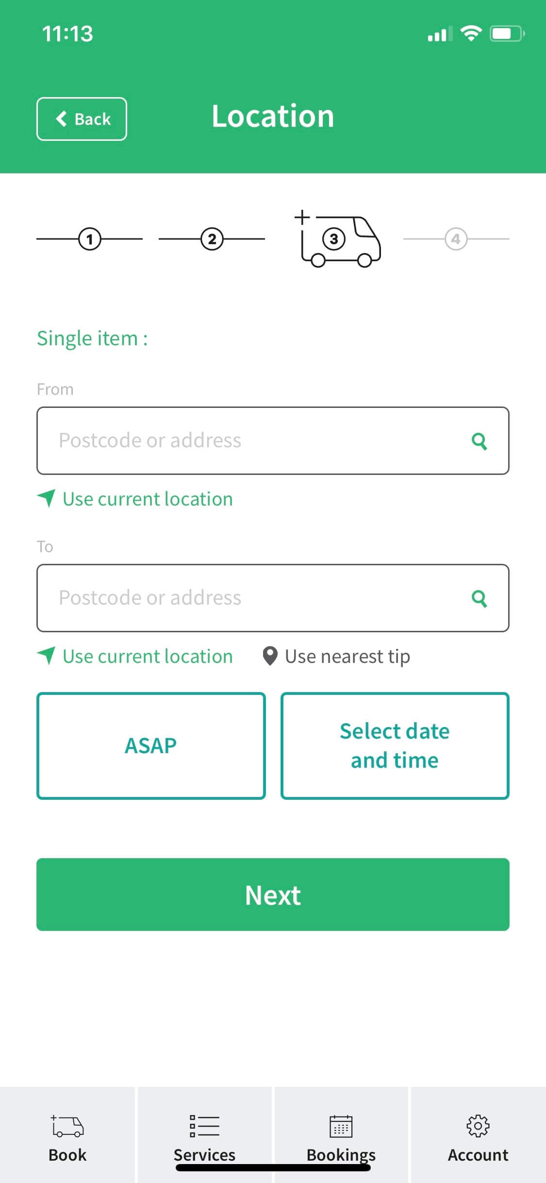 Select Location